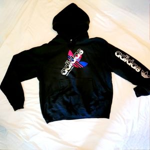 XL  Black Adidas Hoodie/sweater